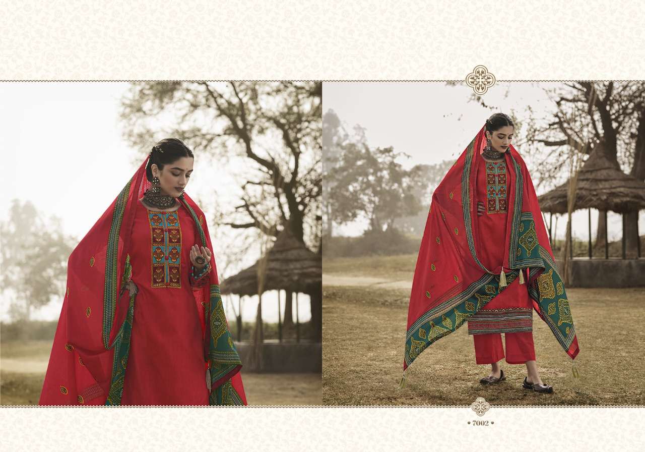  hermitage clothing sabhyata 7001-7008 series unstich designer salwar kameez manufacturer surat