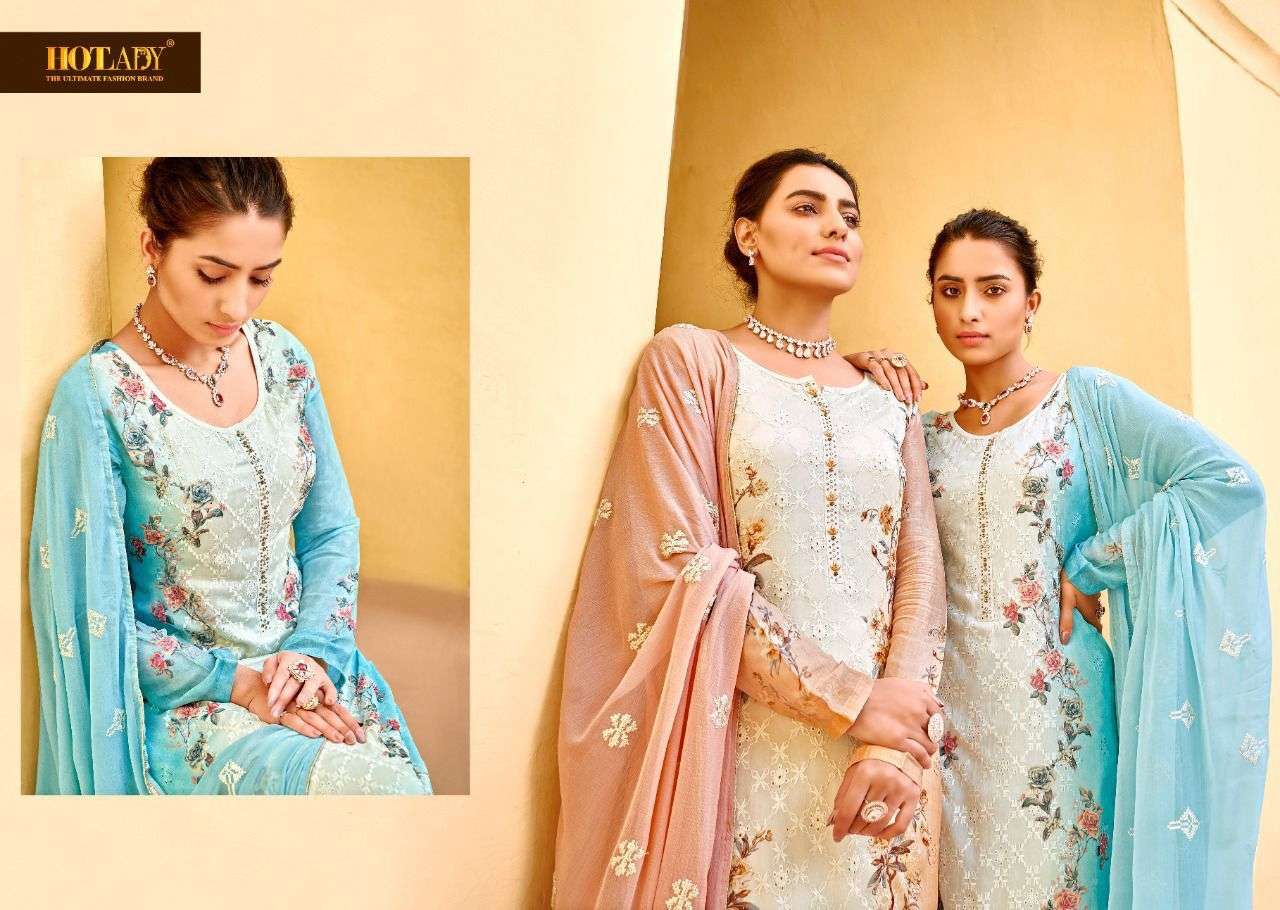  hotlady tasmeen 6621-6626 series exclusive designer salwar suits manufacturer surat
