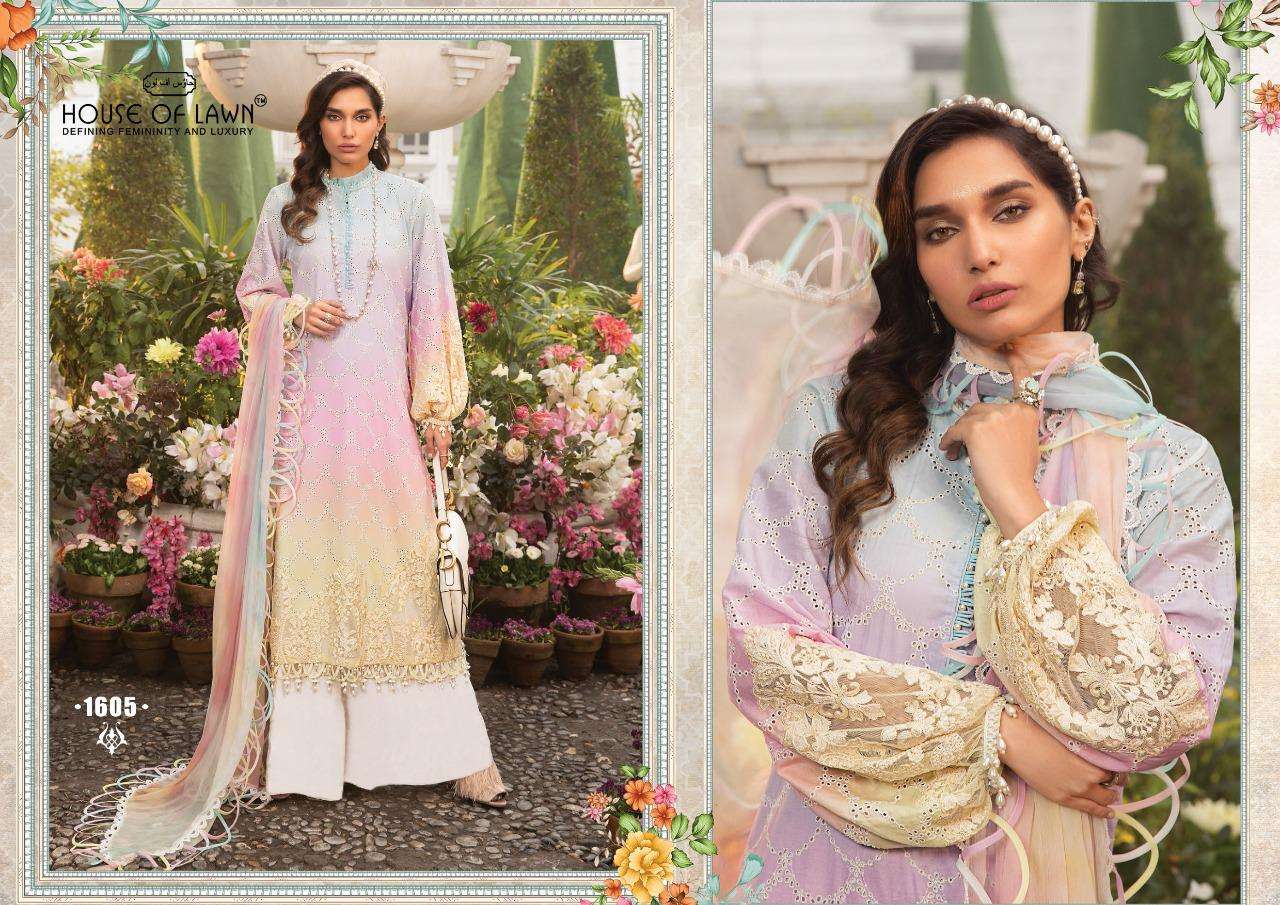 house of lawn mariab lawn chiffon dupatta pakistani designer salwar suits manufacturer surat