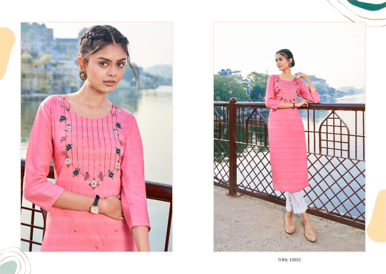 kalaroop milano stylish designer kurti catalogue online supplier surat