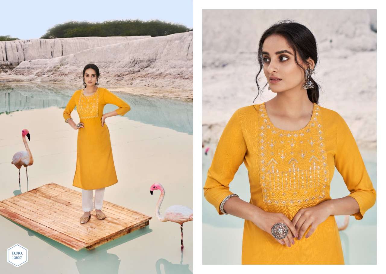 kalaroop shahi fancy designer kurti catalogue online supplier surat