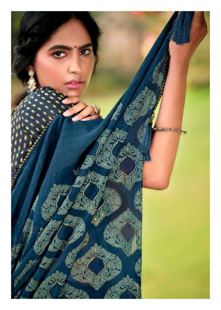 kashvi creation dhun stylish designer saree catalogue wholesaler surat