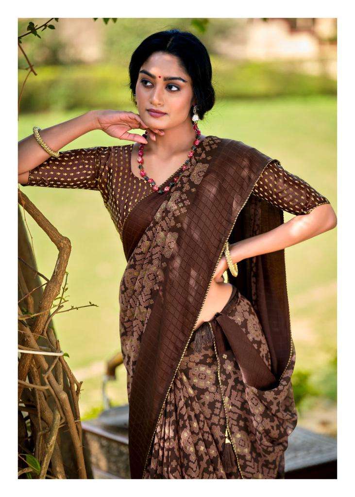 kashvi creation dhun stylish designer saree catalogue wholesaler surat