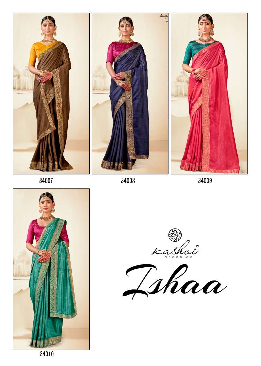 kashvi creation ishaa daily use wear designer saree catalogue wholesaler surat