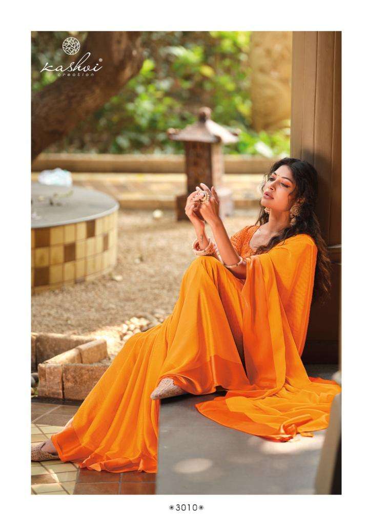    kashvi creation sparsh stylish designer saree collection 2022 