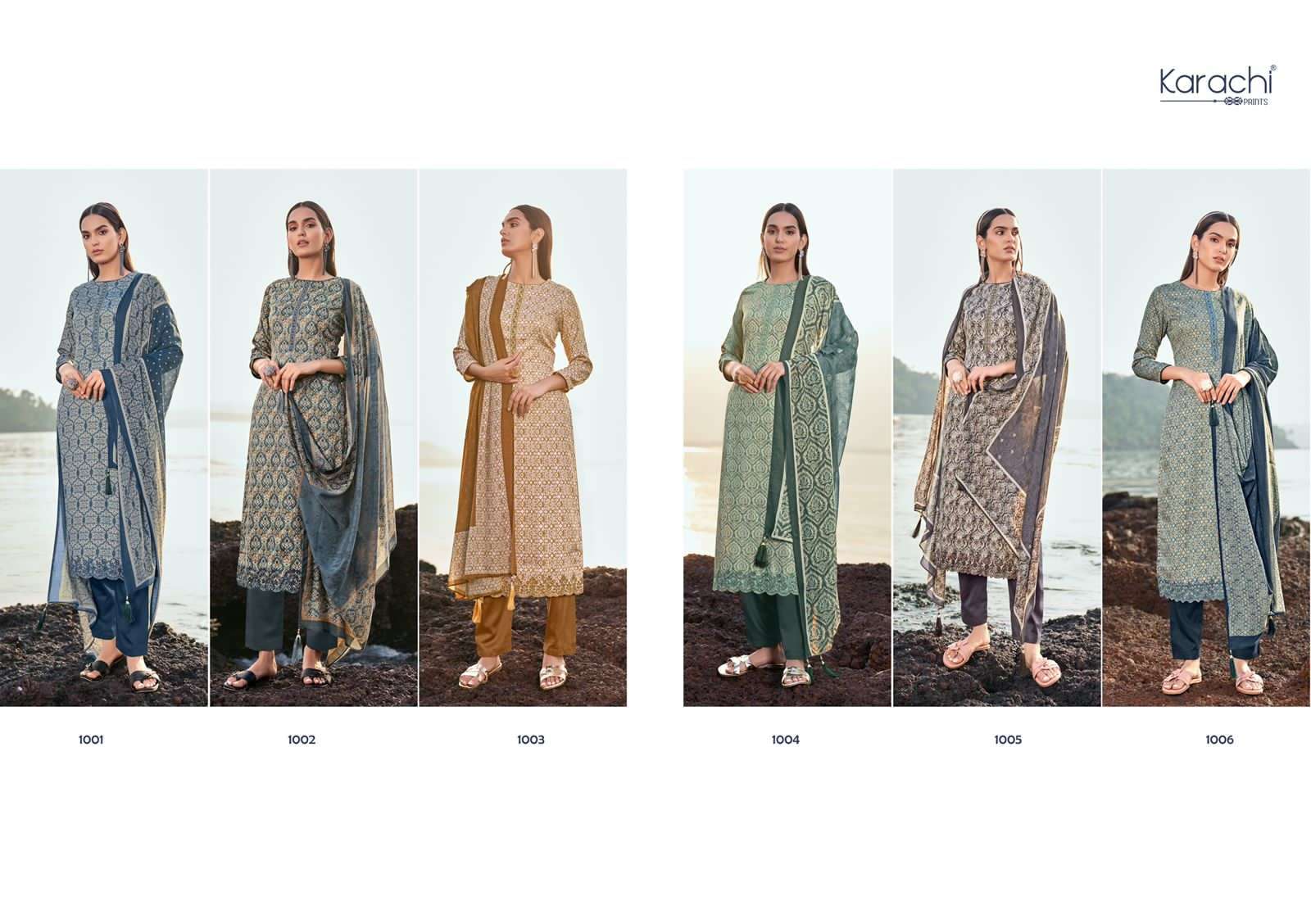  kesar noorani 1001-1008 series unstich designer salwar kameez online with wholesale price