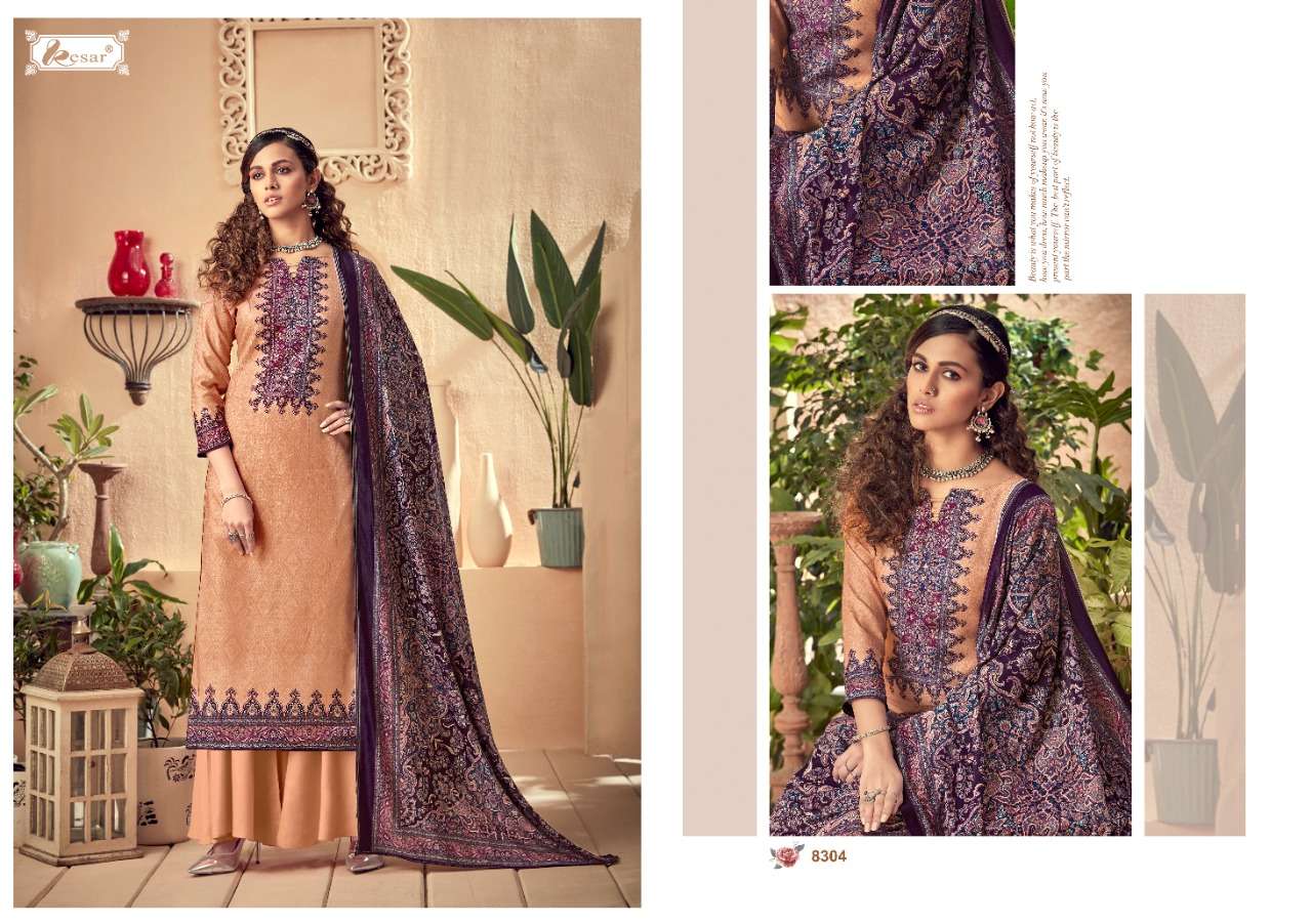 kesar pushpa 8301-8306 series stylish designer salwar kameez wholesaler 