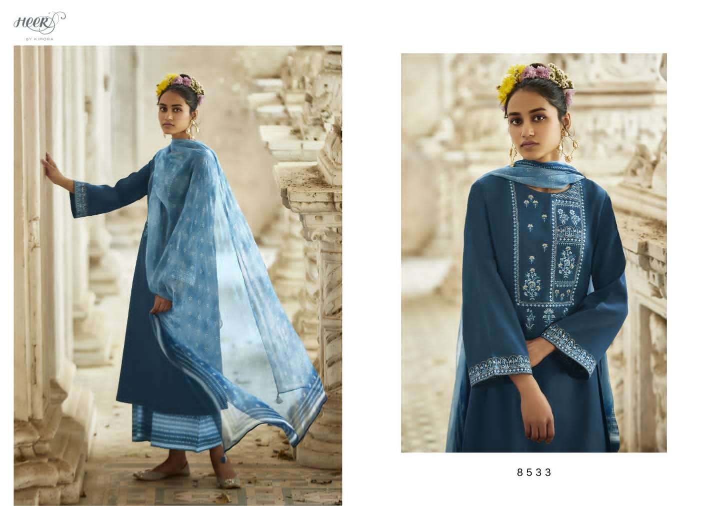 kimora fashion gulnoor 3531 3538 series indian designer salwar kameez wholesaler surat 
