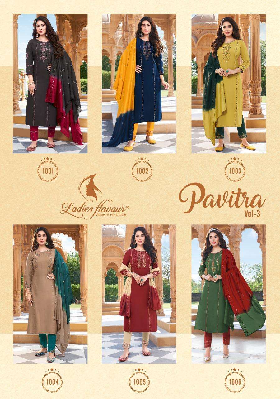 ladies-flavour-pavitra-vol-3-1001-1006-series-trendy-designer-kurti-catalogue-collection-2022