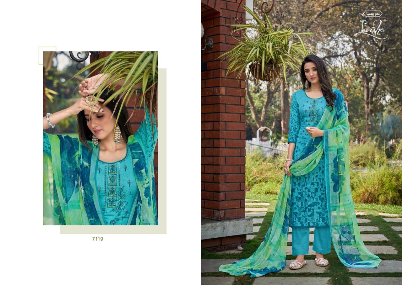 levisha ishani cotton dupatta indian designer salwar kameez wholesaler surat
