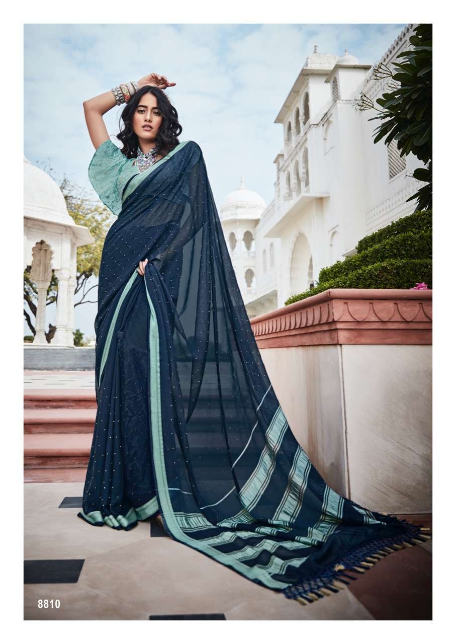 lt fabrics mondola 8801-8810 series stylish designer saree catalogue collection 2022