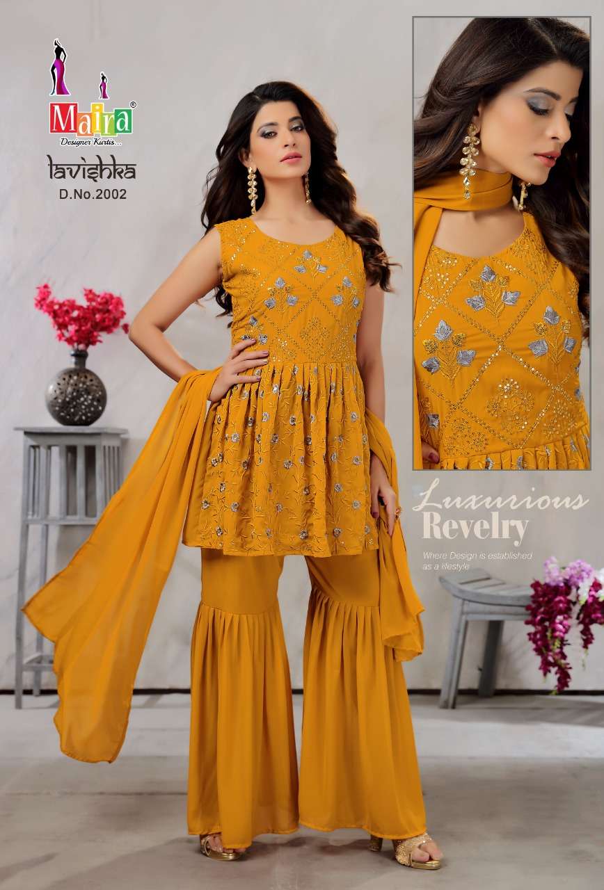 maira designer lavishaka vol 2 2001-2008 series stylish look designer kurti catalogue wholesaler