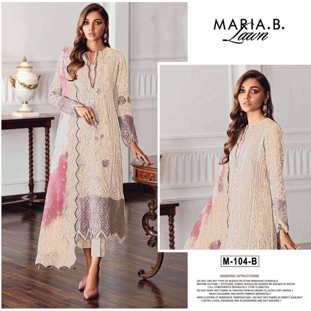 maria b lawn 104 colour pakistani designer salwar kameez  wholesaler surat