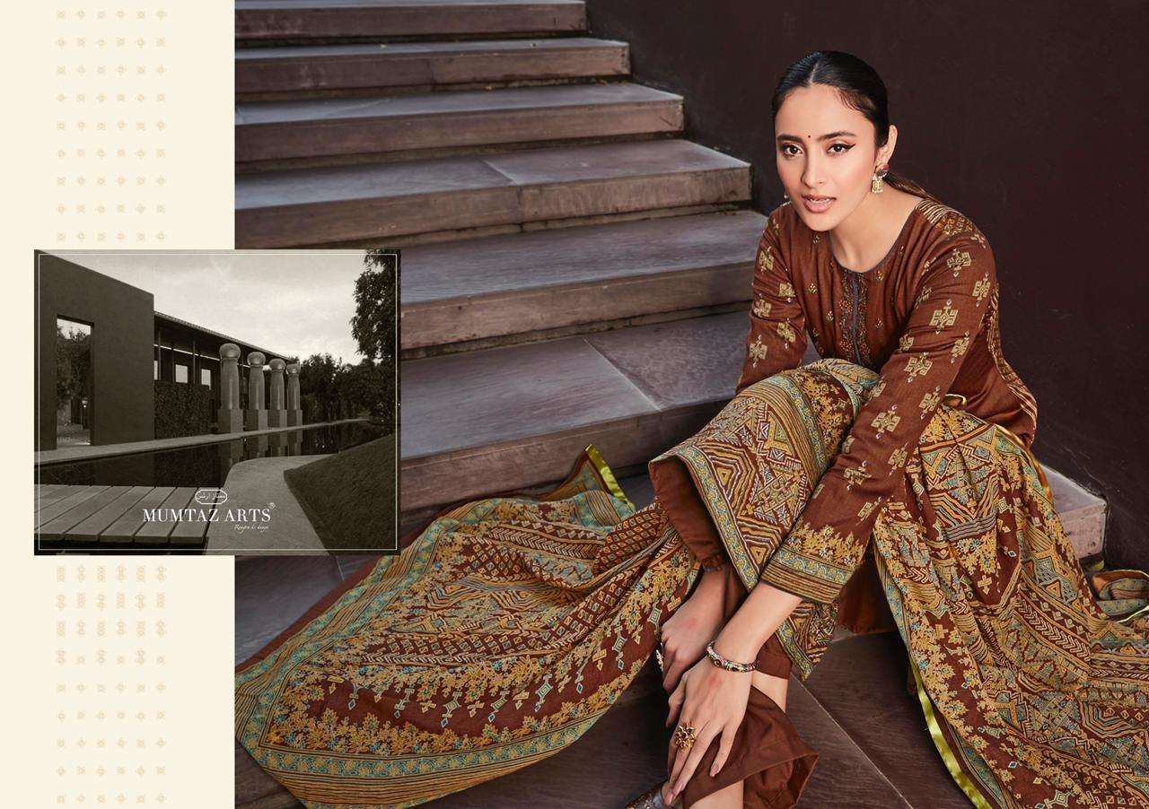mumtaz arts fiza 7001-7010 series stylish designer salwar kameez wholesaler surat