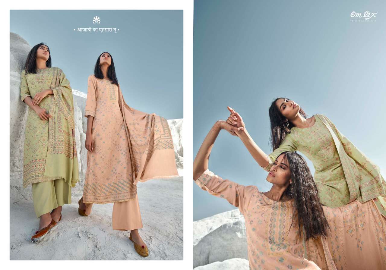 om tex keyal 2011-2020 series indian designer salwar suits wholesale market surat