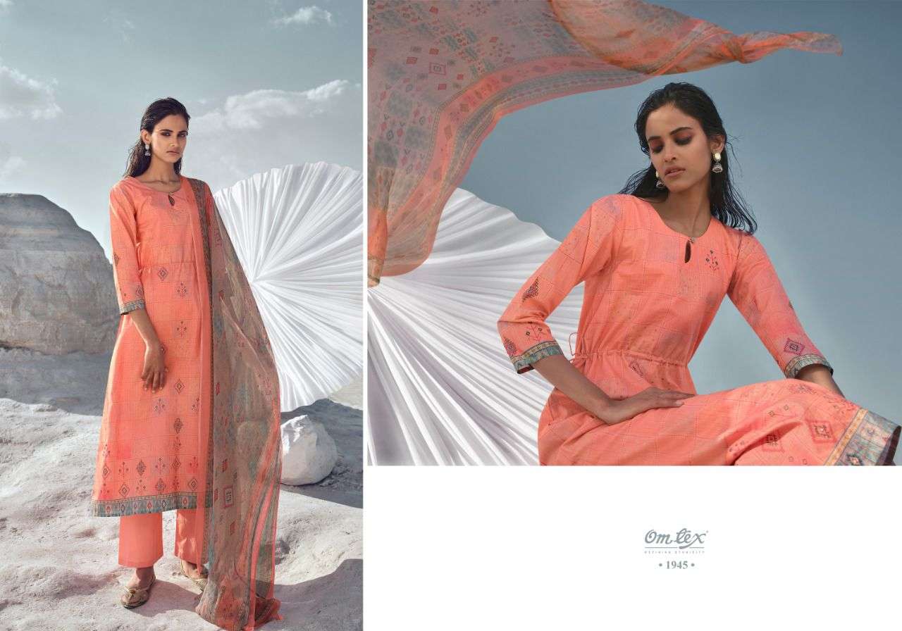 om tex shore 1941-1946 series stylish designer salwar suits online market surat