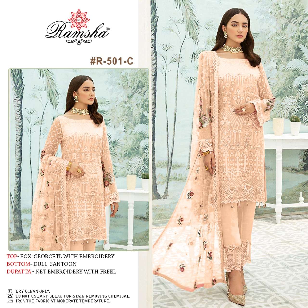 ramsha 501 nx exclusive designer pakistani suits wholesaler surat