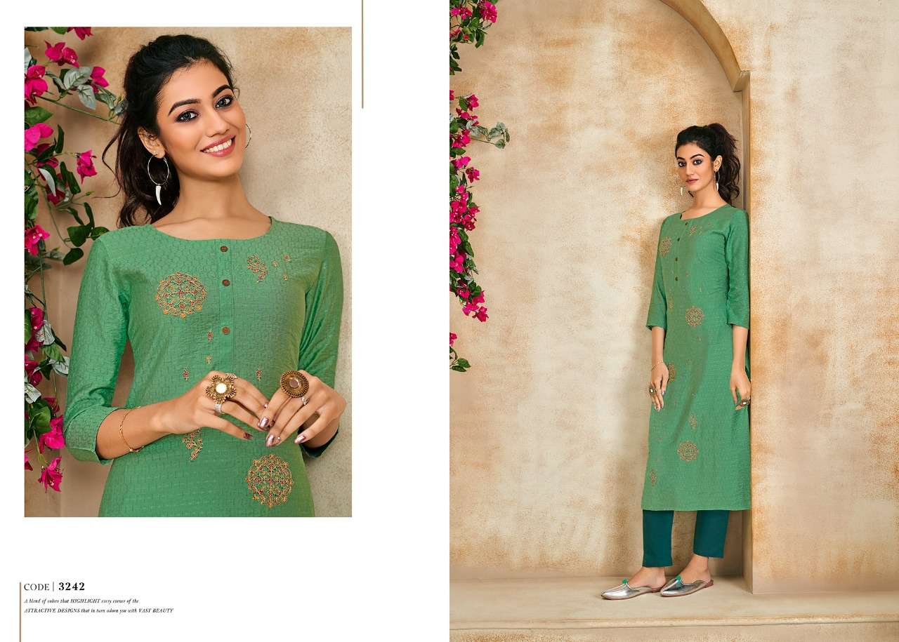 rangoon pankhudi 3241-3248 series trendy designer kurti catalogue manufacturer surat