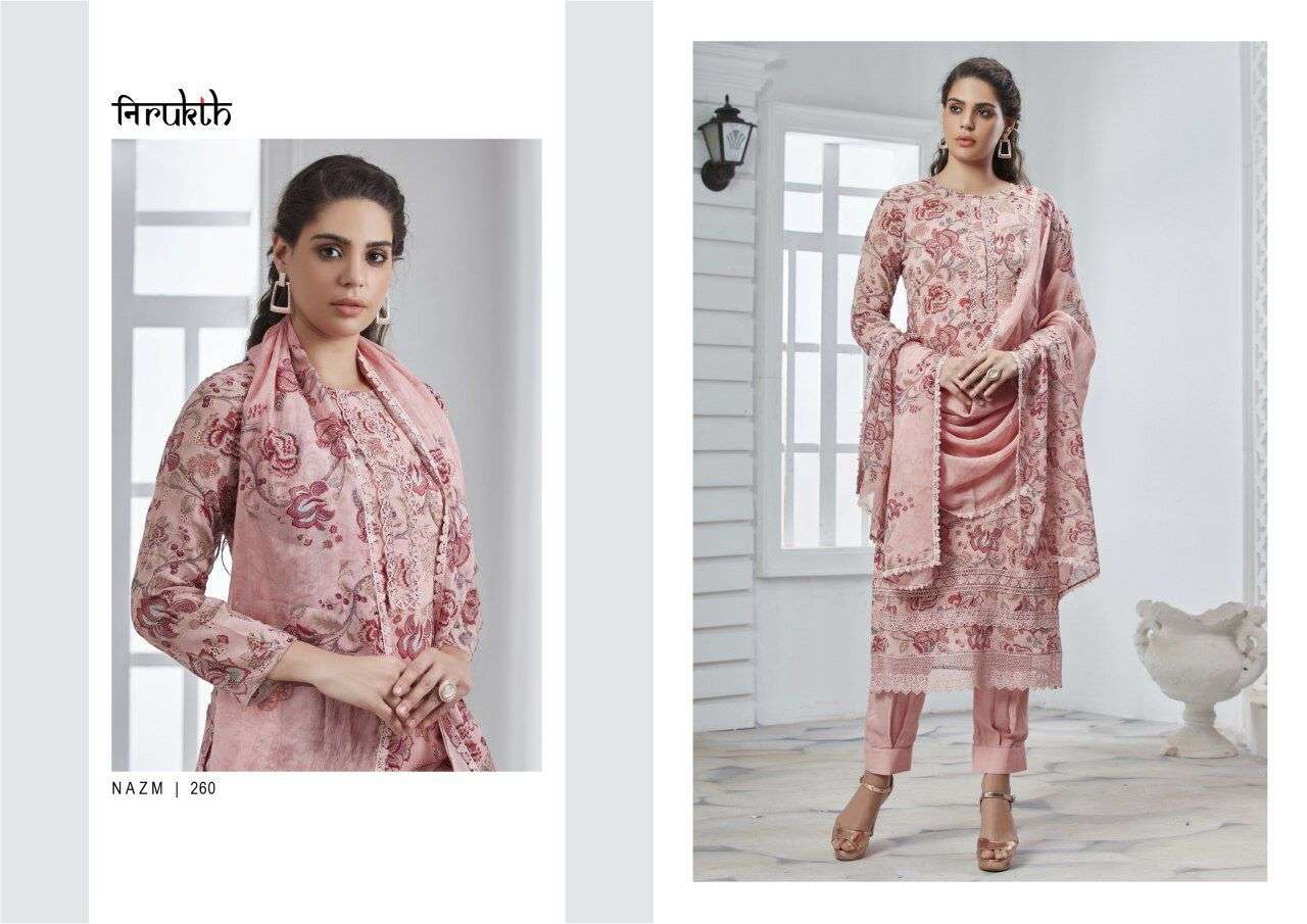 s-nirukth nazm indian designer salwar kameez online supplier surat