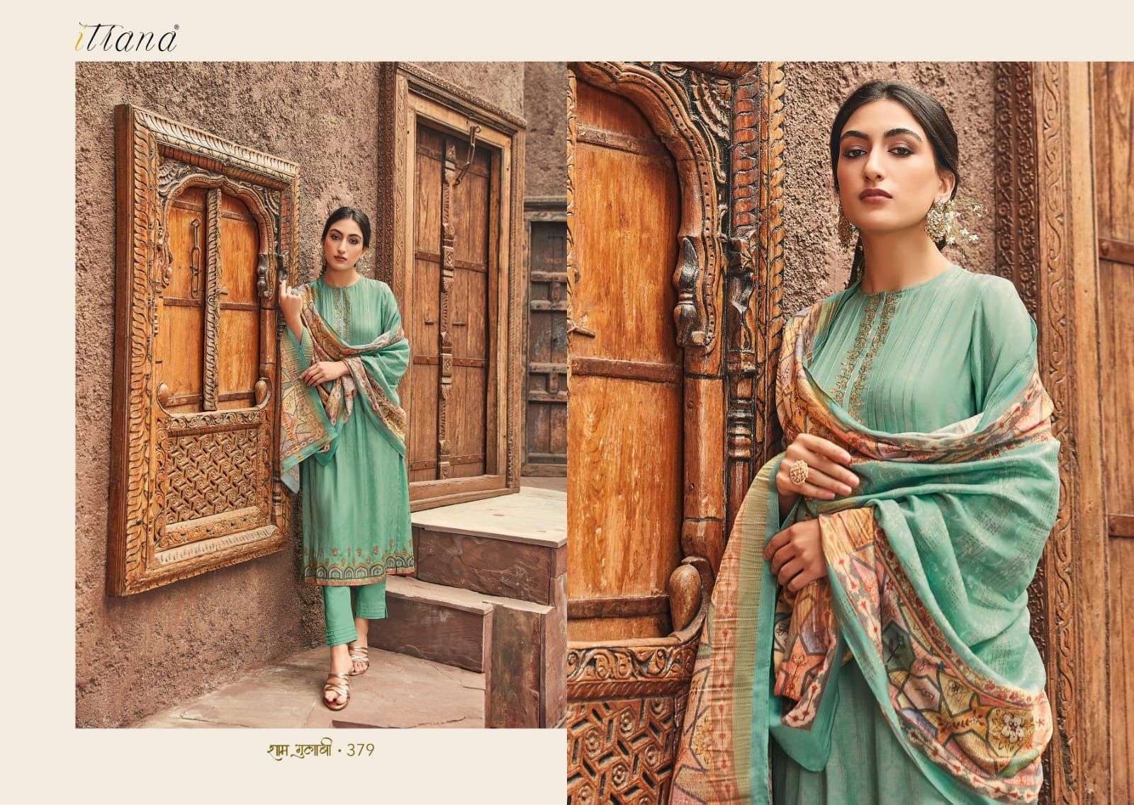 sahiba sham gulabi indian designer salwar kameez online supplier surat