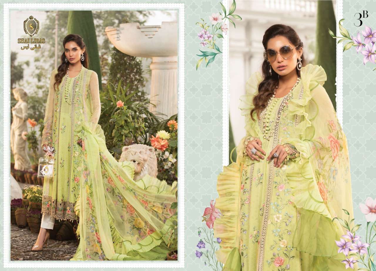 shai libas maria b luxury lawn designer cotton dupatta salwar kameez wholesale price