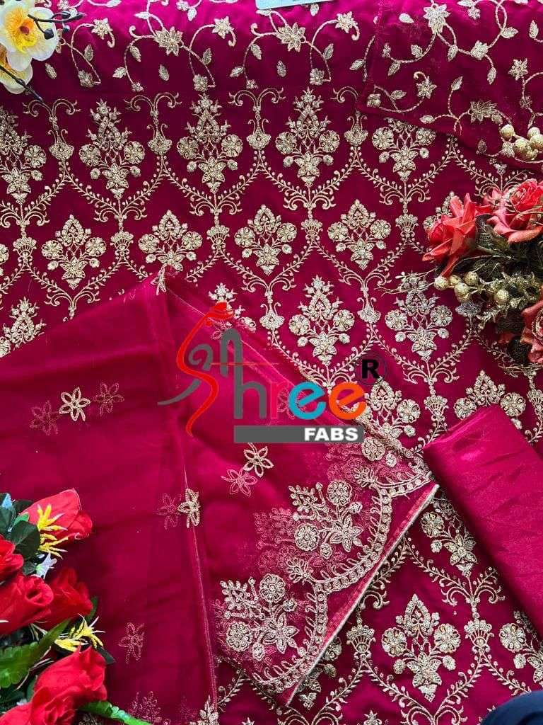 shree fabs 488 and 489 attractive look designer pakistani suits wholesaler india