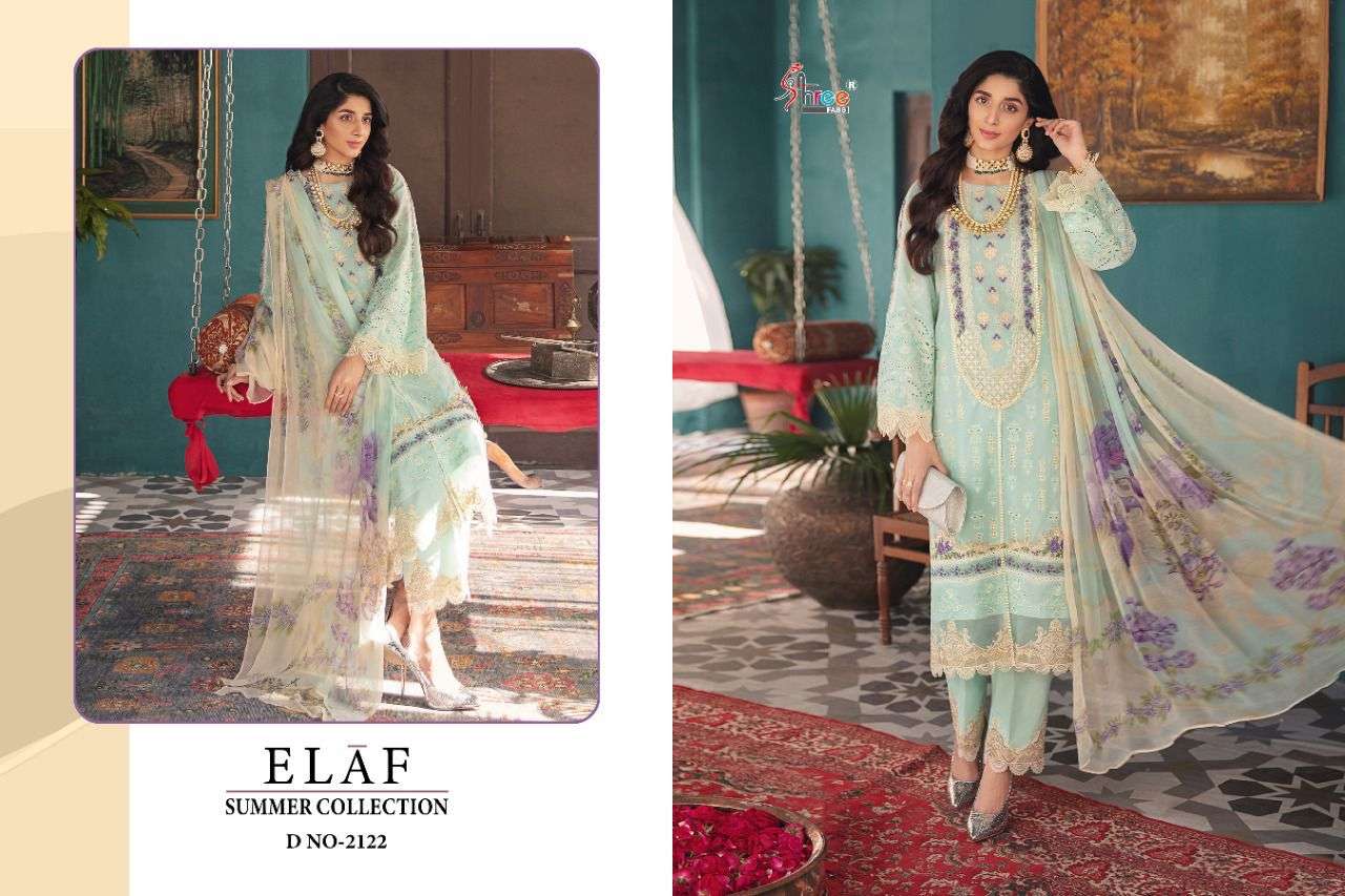 shree fabs elaf pakisatni designer salwar kameez online supplier surat