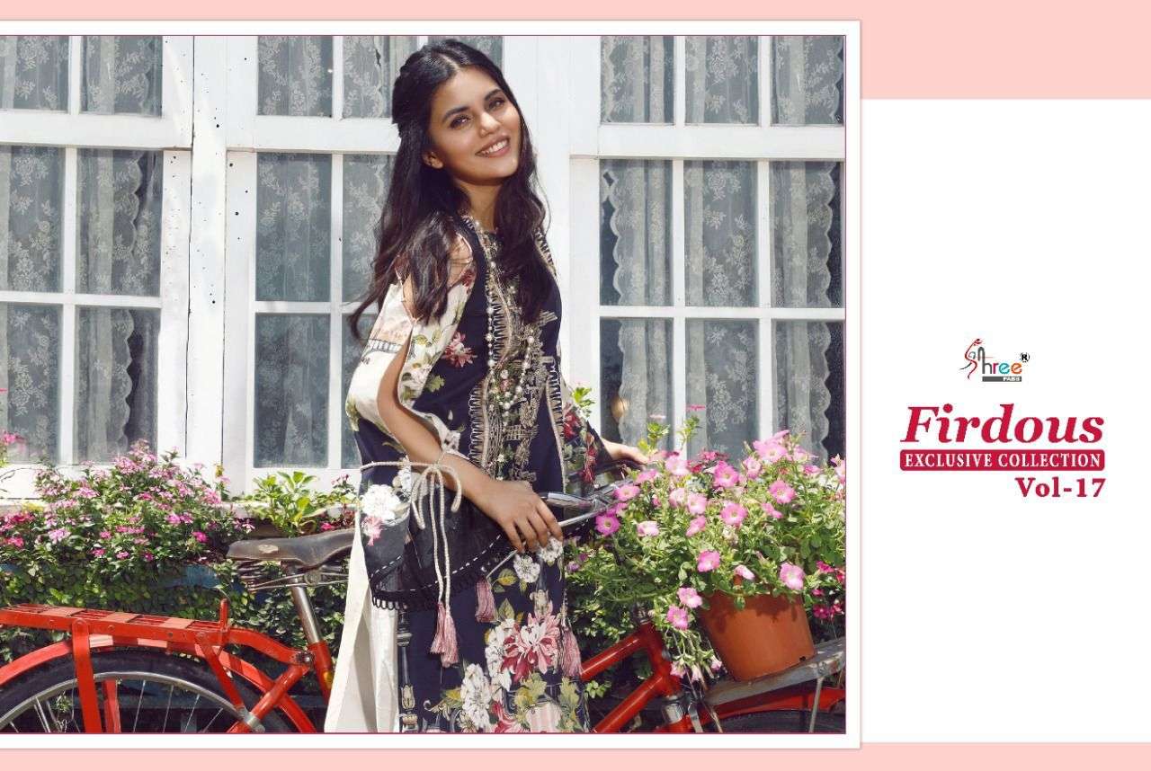 shree fabs firdous exclusive collection vol 17 chiffon pakistani designer salwar kameez manufacturer india
