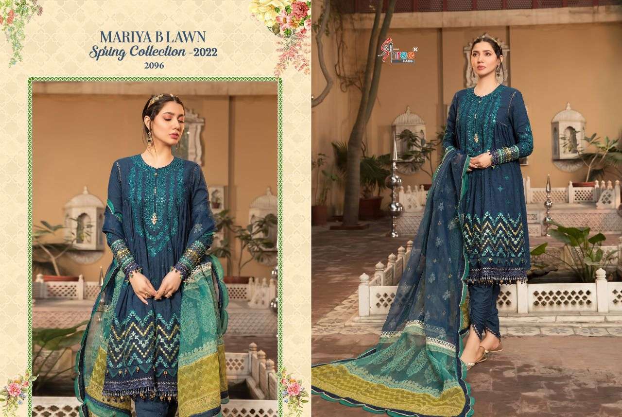 shree fabs mariyab lawn spring collection 2022 cotton pakisatni salwar kameez online