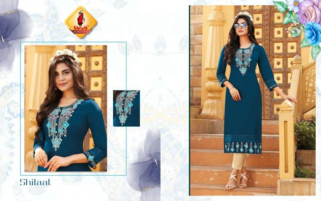 shruti kkashish vol 24 trendy designer kurti catalogue online supplier surat 