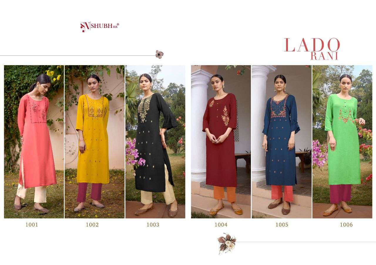 shubh nx lado rani trendy designer kurti catalogue online supplier surat 