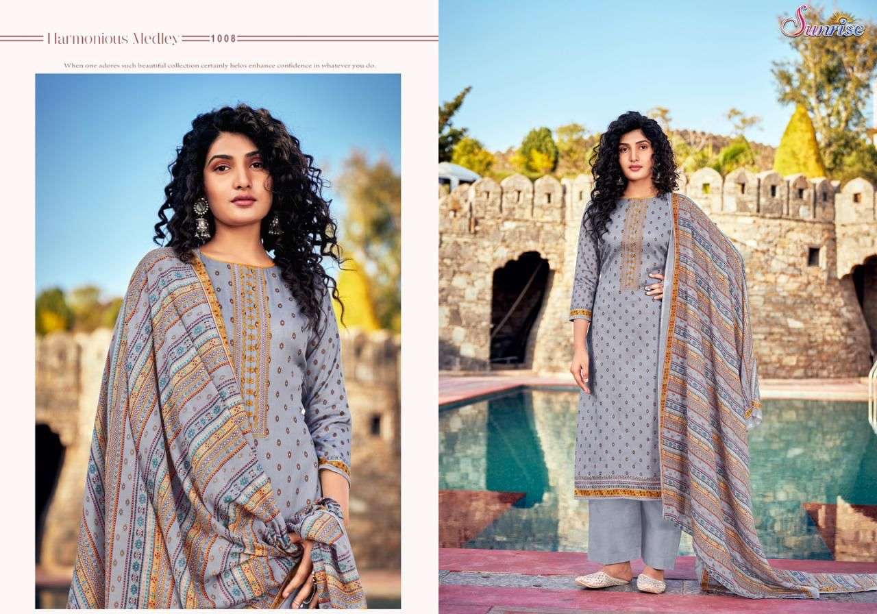 sunrise creation saima 1001-1010 series unstich designer salwar kameez online supplier surat
