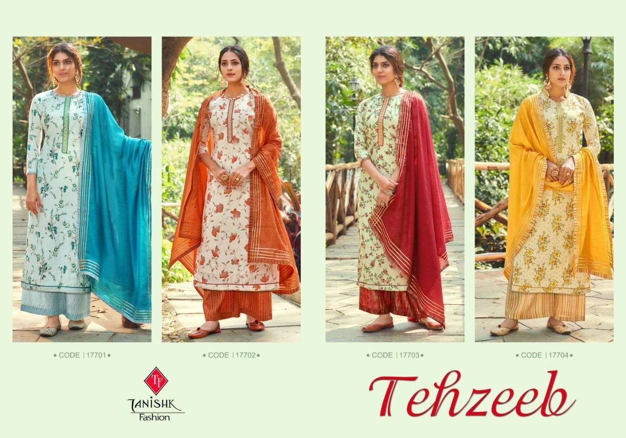 tanishk fashion tehzeeb indian designer salwar kameez online supplier surat