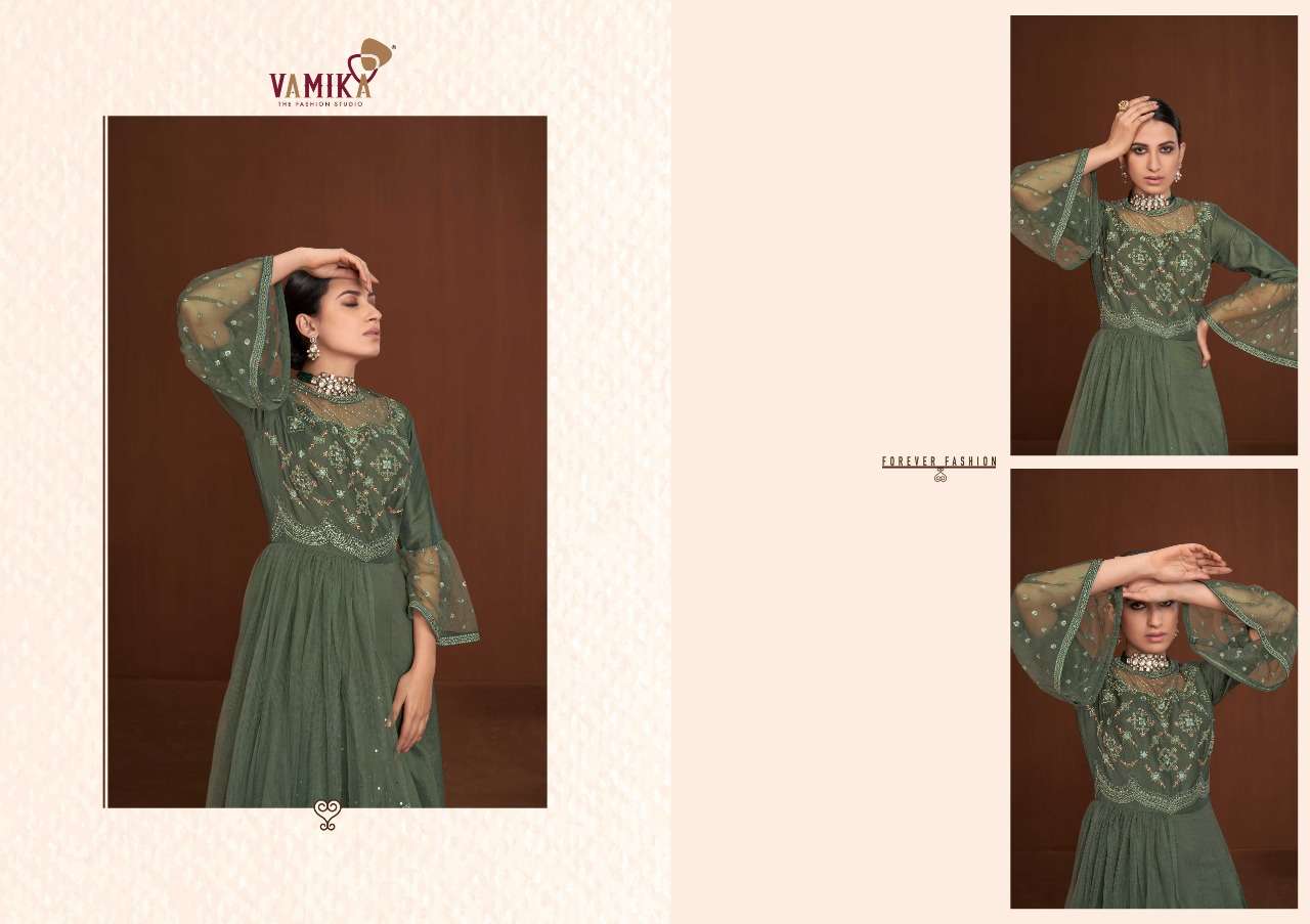 vamika amorina vol 7 party wear designer kurti catalogue collection 2022