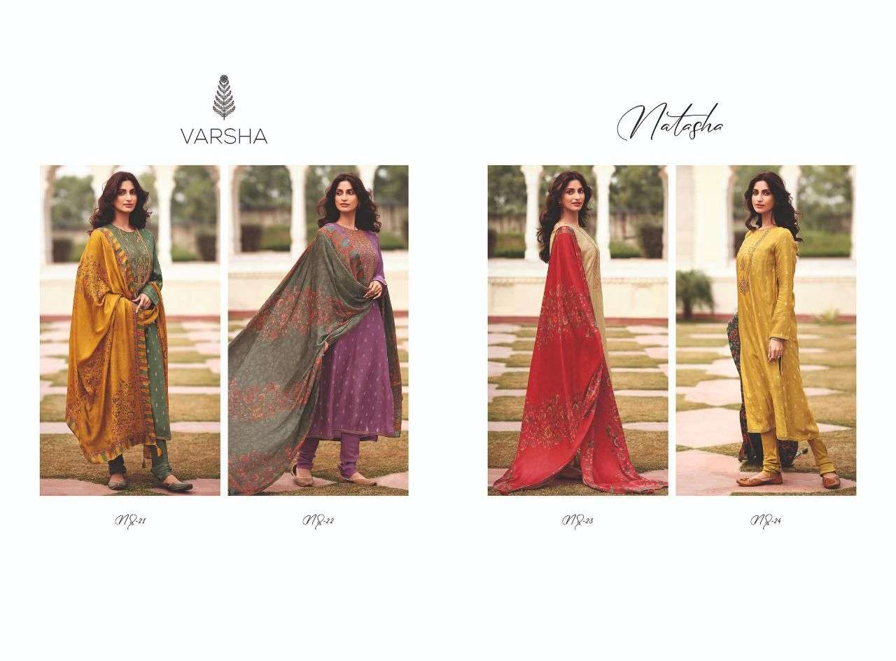 varsha fashion natasha exclusive designer salwar suits collection 2022