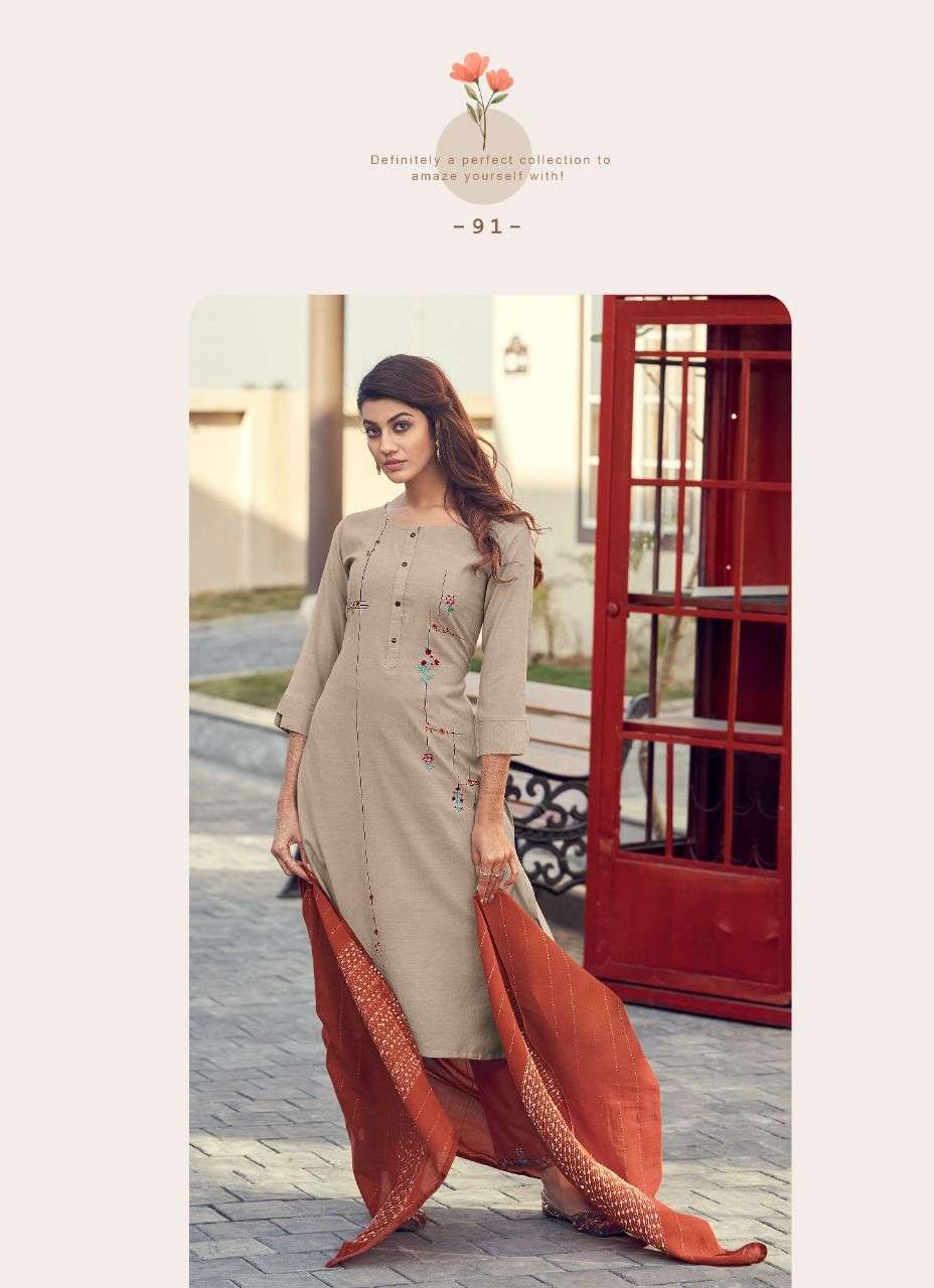 vastrikaa nora trendy designer kurti catalogue online supplier surat