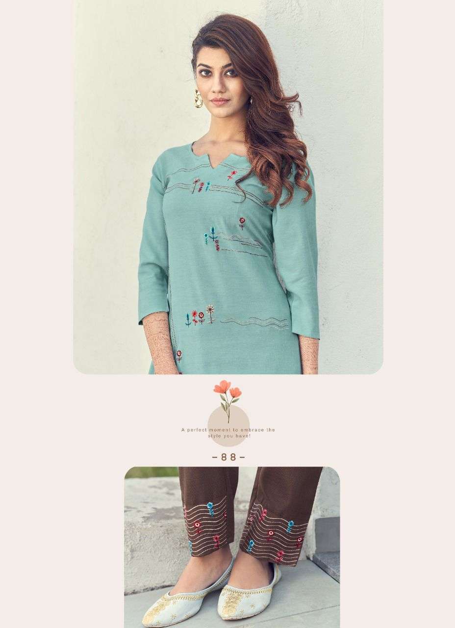 vastrikaa nora trendy designer kurti catalogue online supplier surat