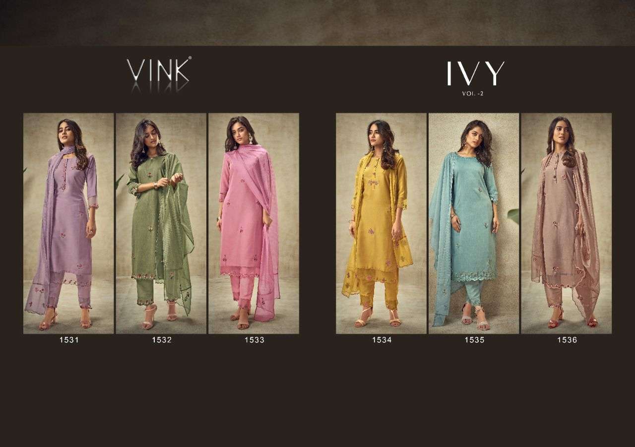 vink ivy vol 2 1531-1536 series exclusive designer kurti catalogue wholesale price surat