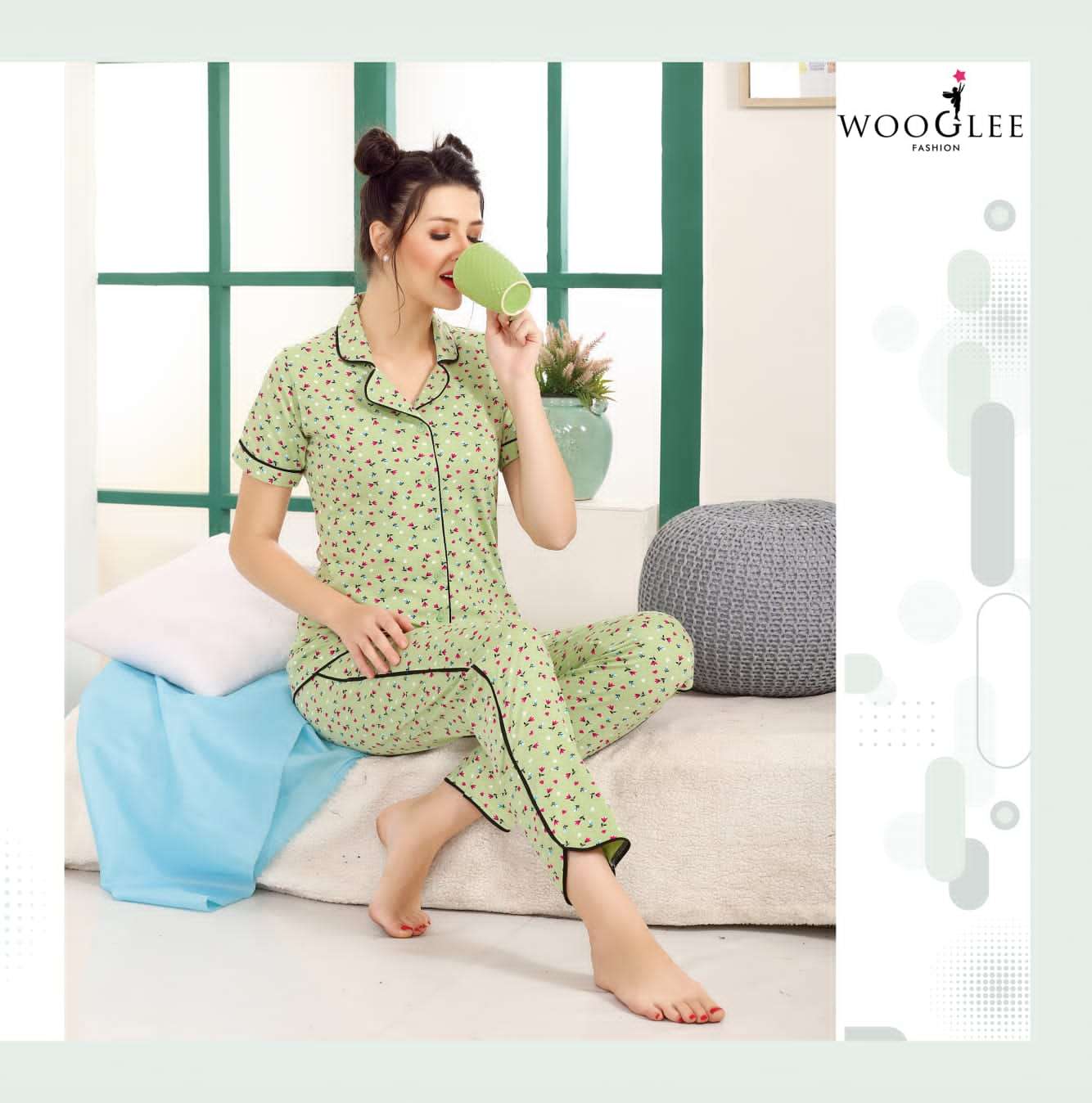 wooglee night out hosiery cotton wear night dress online purchasing wholesale surat 