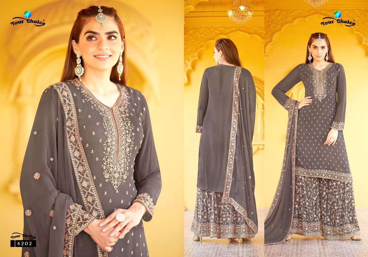 your choice ramadan 4199-4202 series exclusive designer salwar suits collection 2022