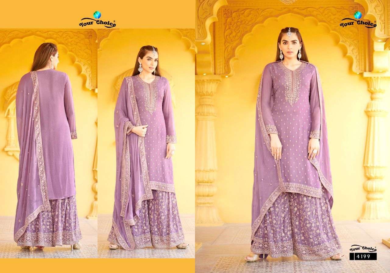 your choice ramadan 4199-4202 series exclusive designer salwar suits collection 2022