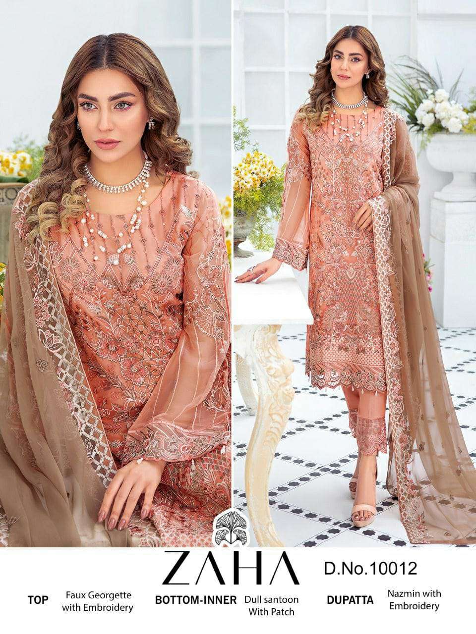 zaha ramsha vol 2 stylish look designer pakistani salwar suits collection 2022 