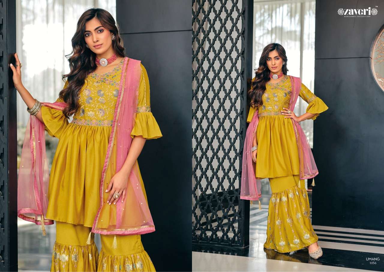 zaveri umang exclusive designer party wear dress online supplier surat