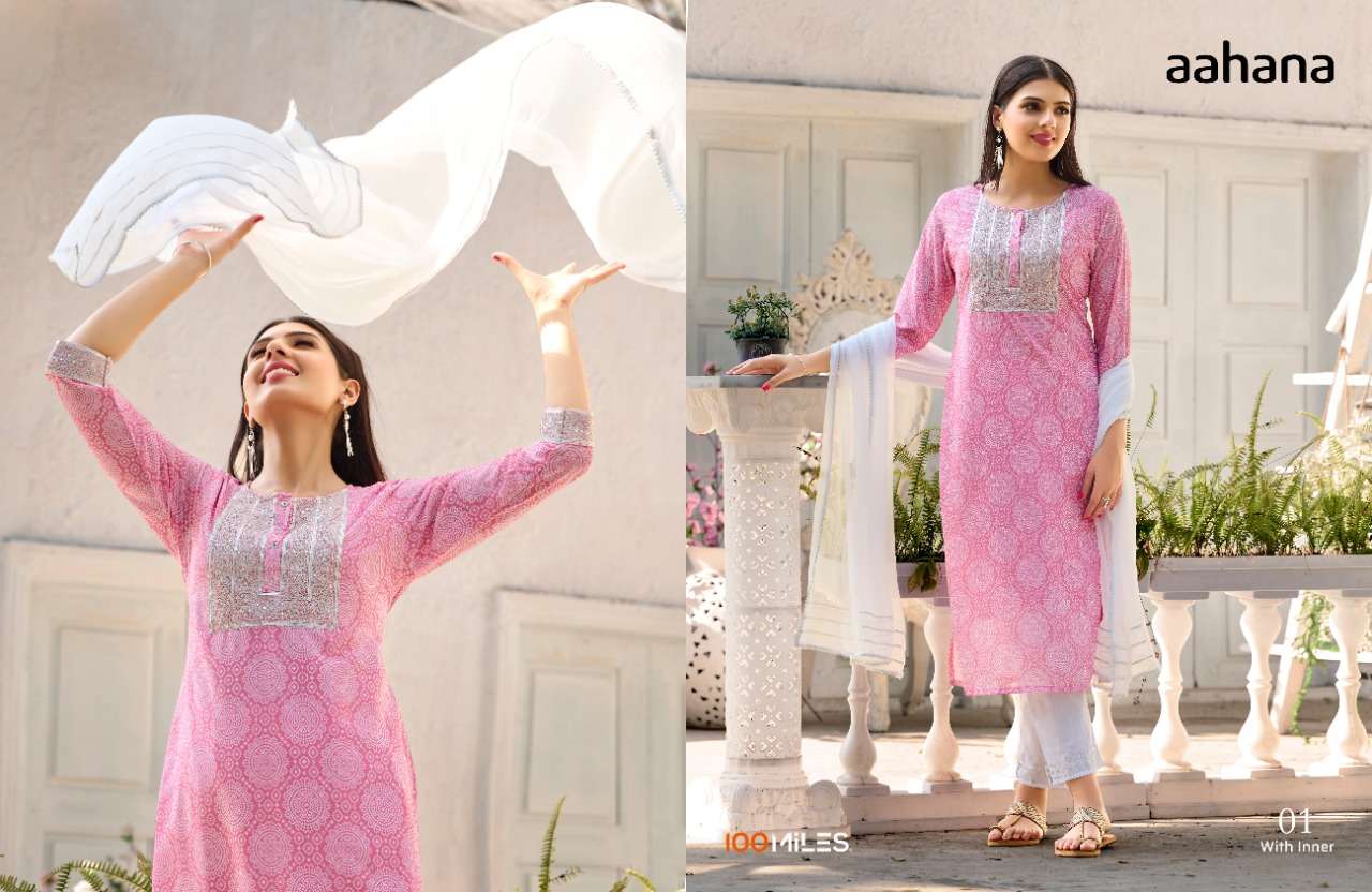 aahana exclusive georgette ready made collection by 100 mills salwar kameez cataloge online seller pratham fashion 