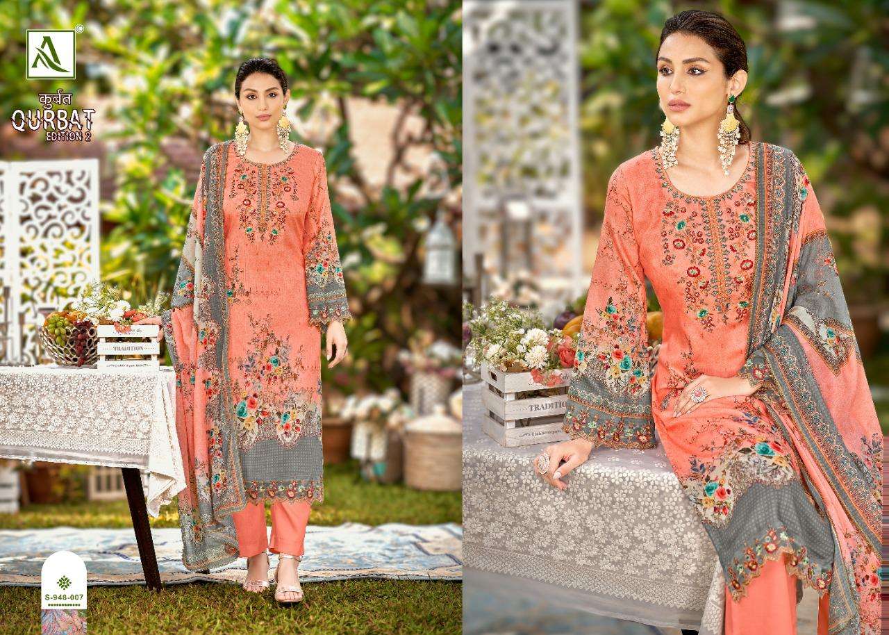 alok suits by qurbat vol 2 designer cotton salwar kameez online shopping surat market 