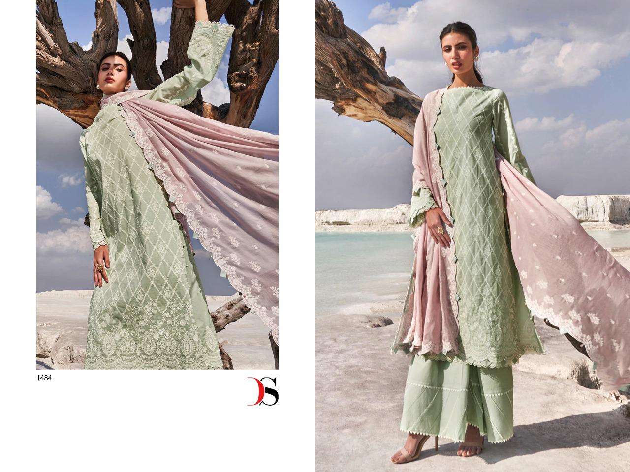 deepsy suits by lawnkari vol 22 designer chiffon dupatta salwar kameez wholesaler surat 