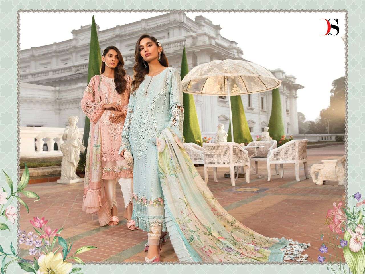 deepsy suits maria b lawn 22 nx cotton duaptta pakistani collection online shopping surat 
