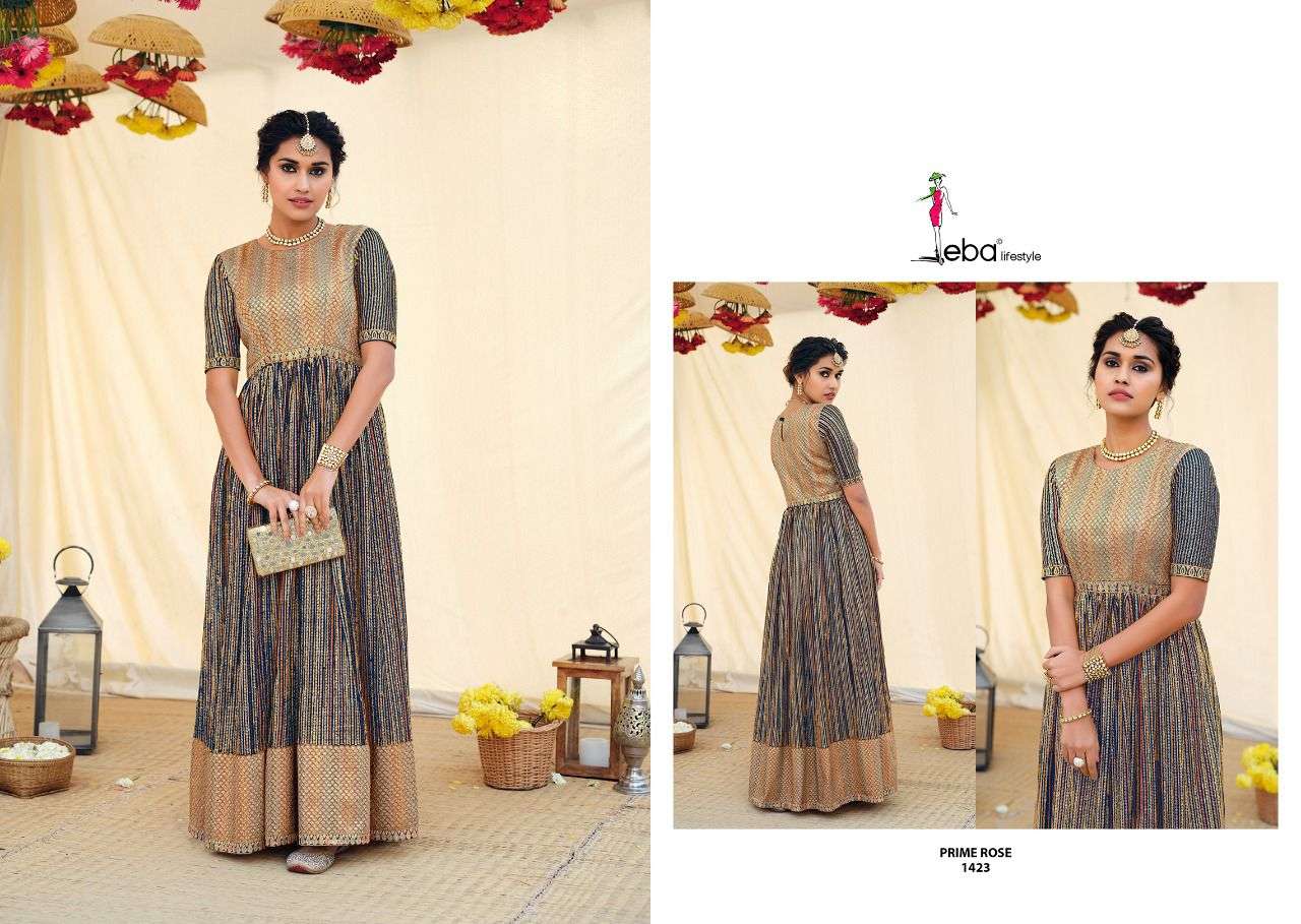eba life style prime rose vol 6 georgette designer party wear stich salwar kameez collection online shopping surat 