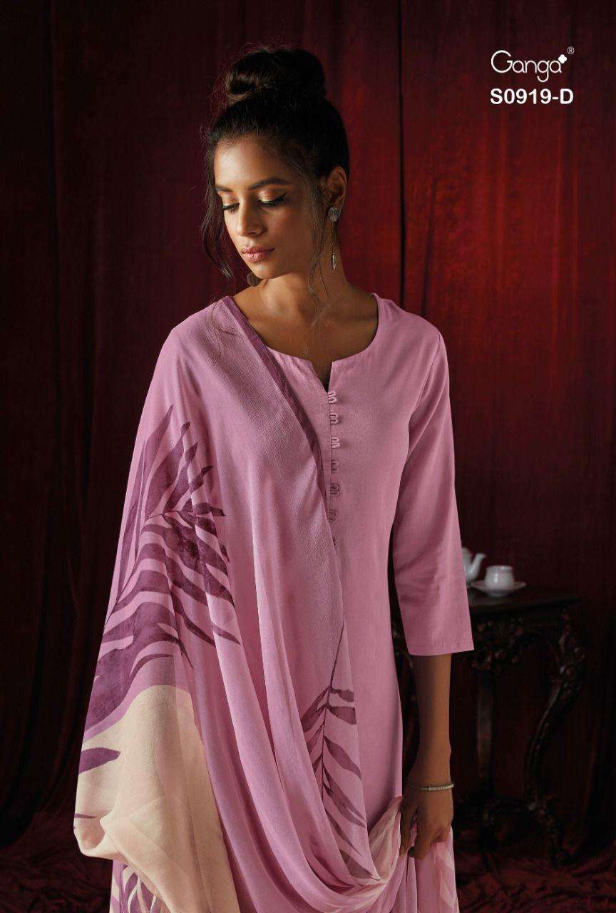 ganga by selvi 919 designer cotton salwar kameez wholesaler online shopping surat 
