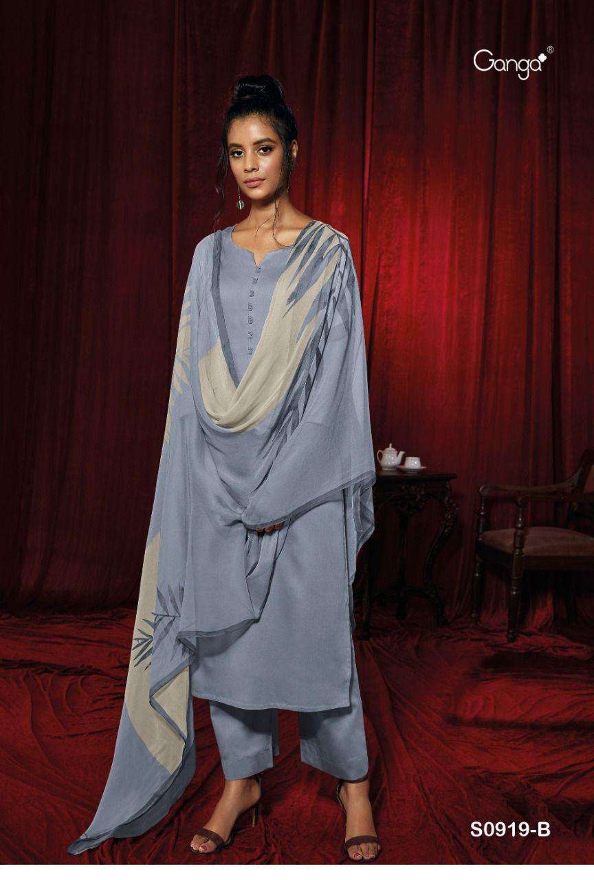 ganga by selvi 919 designer cotton salwar kameez wholesaler online shopping surat 